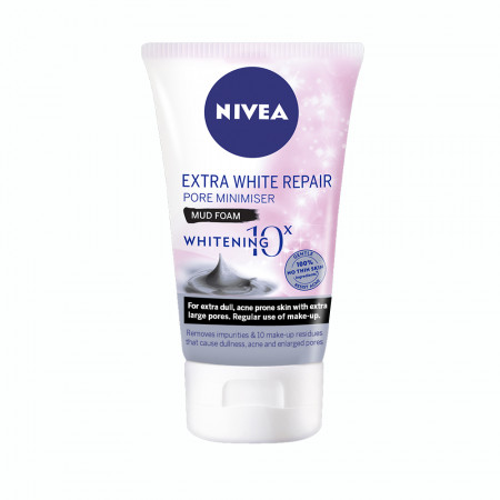NIVEA EXTRA WHITE REPAIR MUD FOAM 100GM